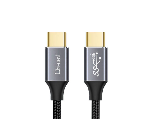 OXHORN CB-U31-CC2B USB 3.1 Type C Gen2 Cable 1m