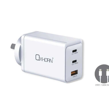 OXHORN NB-PD100S PD 100W GaN Charger 3-Port