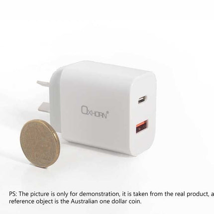 OXHORN NB-PD20 Type C & USB Quick Charger 20W