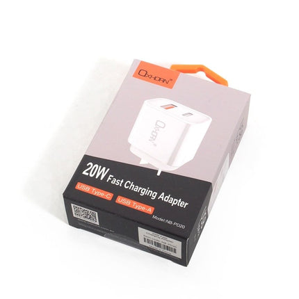 OXHORN NB-PD20 Type C & USB Quick Charger 20W