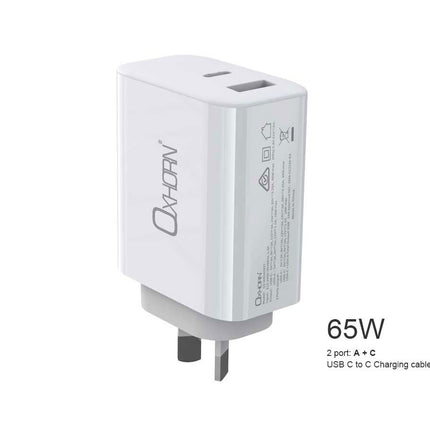OXHORN NB-PD65AC PD 65W GaN Charger