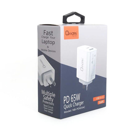 OXHORN NB-PD65AC PD 65W GaN Charger