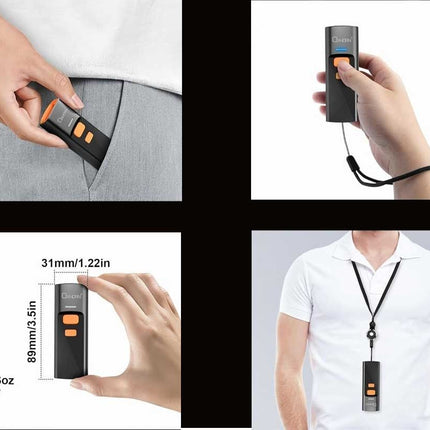 OXHORN UB-D203 Mini Wireless 2D Barcode Scanner