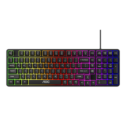 AOC GK116B/97 Wired RGB Gaming Keyboard 120-key