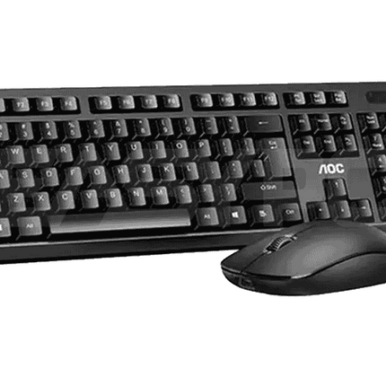 AOC KM210B/97 Home & Office Wireless Keyboard & Mouse Combo 2.4G USB Black