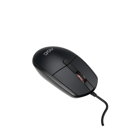 AOC MS130B/LA Wired Office Mouse USB Optical 3-Button Black