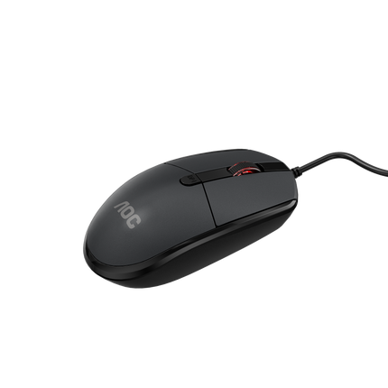 AOC MS130B/LA Wired Office Mouse USB Optical 3-Button Black
