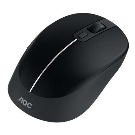 AOC MS360B/LA Wireless Mouse 2.4G + Bluetooth Dual Mode 6-Key DPI1600 Black