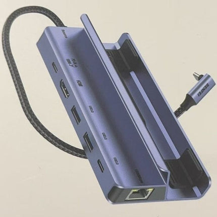 BENFEI 000492GY 6 in 1 Docking 1xHDMI 4K, 2xUSB-A 3.0, 1xUSB-C 3.0, 1xUSB-C PD, 1xRJ45