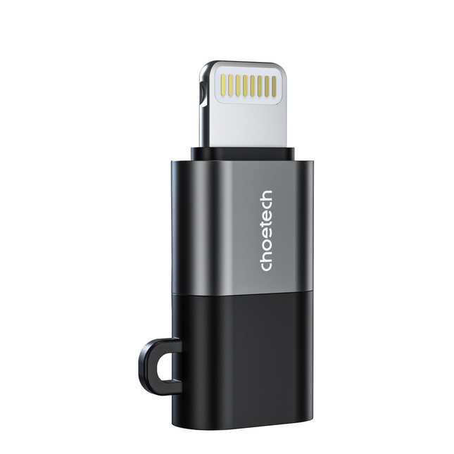CHOETECH CR-001-GY Mfi iPhone to USB-C USB Adapter - Black