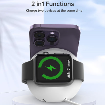 CHOETECH H050-W Magnetic Holder for iPhone 12/13/14 /15 Series and iWatch (White)