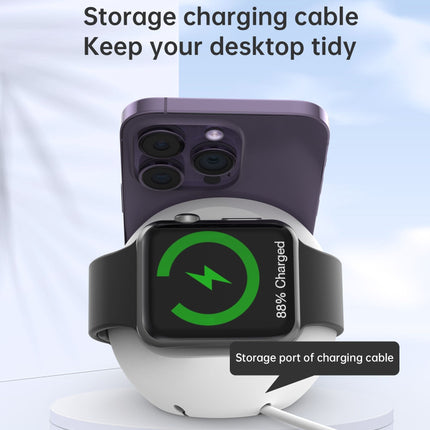CHOETECH H050-W Magnetic Holder for iPhone 12/13/14 /15 Series and iWatch (White)