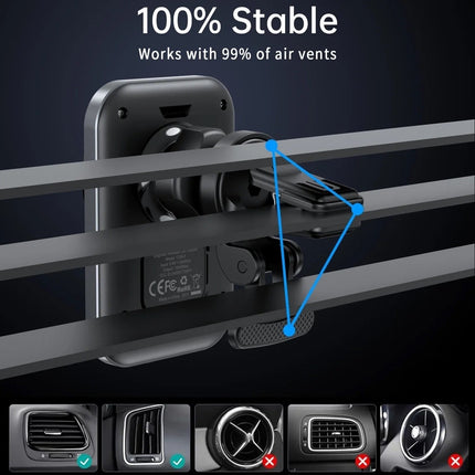CHOETECH T206-F 15W Magnetic Car Charger Holder