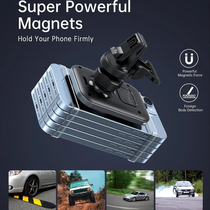 CHOETECH T206-F 15W Magnetic Car Charger Holder