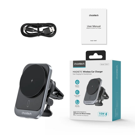 CHOETECH T206-F 15W Magnetic Car Charger Holder