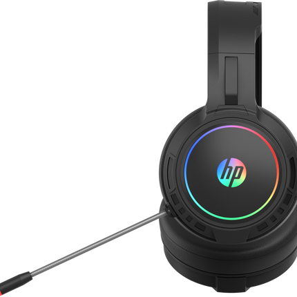 HP DHE-8006 Wired USB 7.1 Surround Sound Gaming Headset RGB LED for PC / Laptop-USB