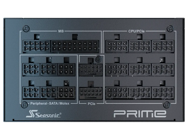 Seasonic PRIME TX-1600 1600W Titanium ATX 3.1 Fully Modular PSU SSR-1600TR2