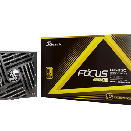 Seasonic 850W Focus GX-850 V4 Fully-Modular 80 PLUS Gold ATX3.1/PCIe 5.1 PSU SRP-FGX851-A5A32SF