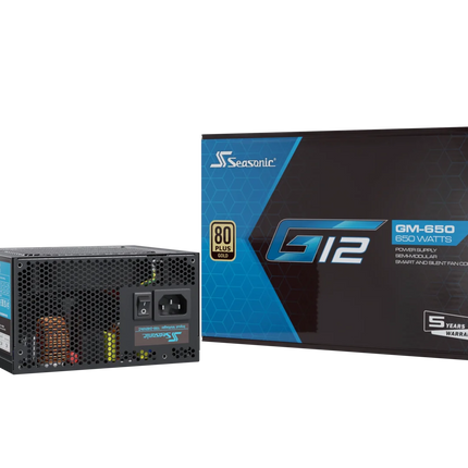 Seasonic 650W G12 V1.5 GM-650 Semi-Modular 80 PLUS Gold ATX PSU