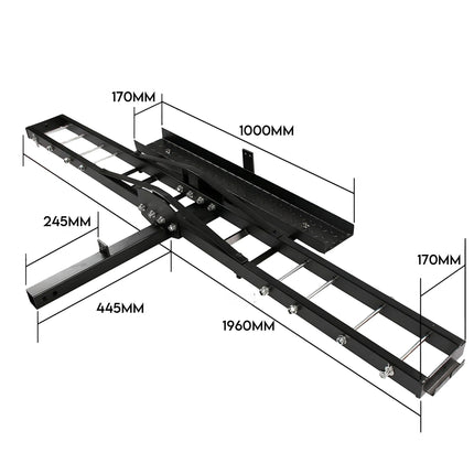 Motorcycle Motorbike Carrier Rack Towbar Arm Rack Dirt Bike Ramp