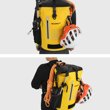 NOOYAH IPX8 Waterproof Bike Cycle Outdoor Sports Backpack Double-Layer Waterproof Bag  MINT GREEN