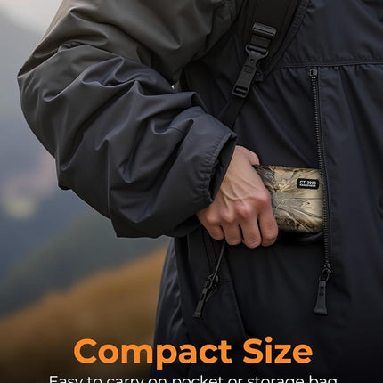 Ultra Long Range & Fast Accuracy: CIGMAN upgraded range finder measures from 5 to 3280 yards with an accuracy of ±1 yard, giving you reliable data in under 1 second. The multi-coated lens and 6x magnification deliver a bright, crisp view, even in dense wo