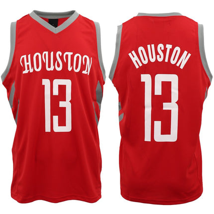 New Men's Basketball Jersey Sports T Shirt Tee Vest Tops Gym Chicago Los Angeles, Purple - Los Angeles 6, S