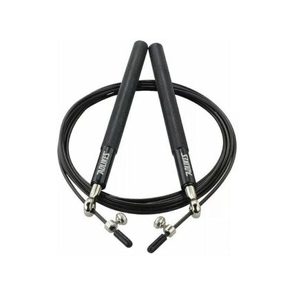 Aolikes Adjustable High Speed Steel Skipping Jump Rope Dual Bearings Gym Boxing - Silver