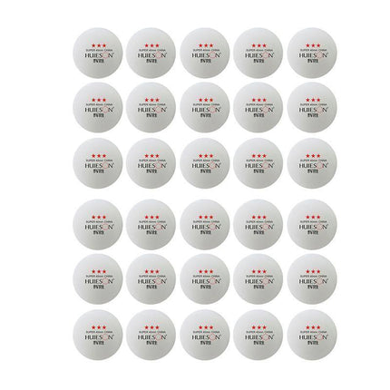 30PCS 3-Star Table Tennis Balls Professional Pingpong Ball Training Ball 40mm - Yellow