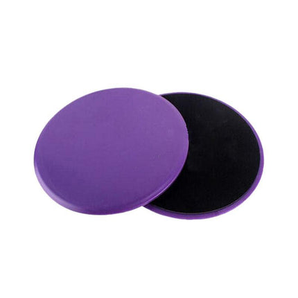 2PCS Core Sliding Discs Fitness Sliders for Home Gym Yoga Gliding Exercise 17cm - Blue