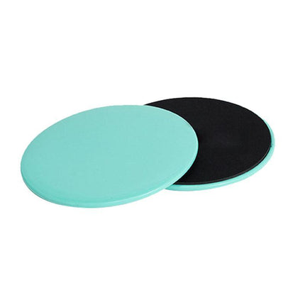 2PCS Core Sliding Discs Fitness Sliders for Home Gym Yoga Gliding Exercise 17cm - Blue