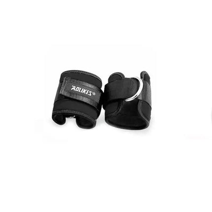 Aolikes Weight Lifting Ankle D-Ring Strap Cable Kickbacks Attachment Gym Leg - Left