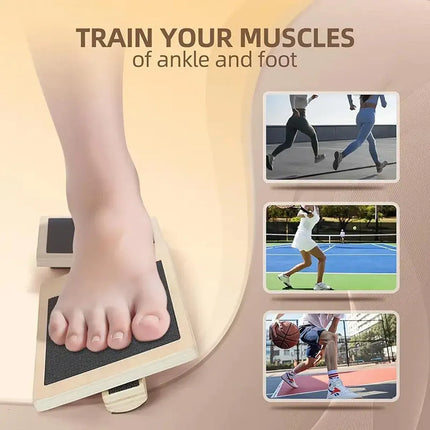 Wooden Yoga Foot Stretching Balance Board Training New Ballet Single Leg Balance