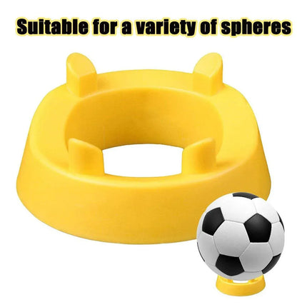 2PCS Football Basketball Volleyball Storage Stand Multi-Functional Ball Holder - Yellow
