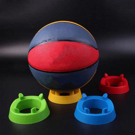 2PCS Football Basketball Volleyball Storage Stand Multi-Functional Ball Holder - Yellow