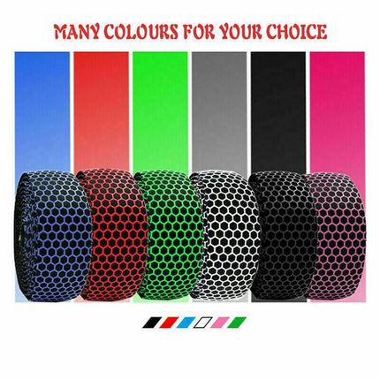 2X Thick Bicycle Handlebar Tape Bar Drop Wrap Mtb Road Bike Anti-Slip Punch - Green