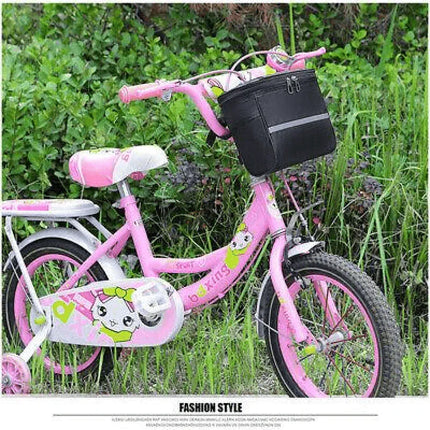 Waterproof Bicycle Handlebar Bag with Touchscreen Phone Pocket and Reflective Strip