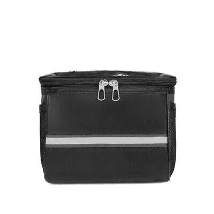 Waterproof Bicycle Handlebar Bag with Touchscreen Phone Pocket and Reflective Strip