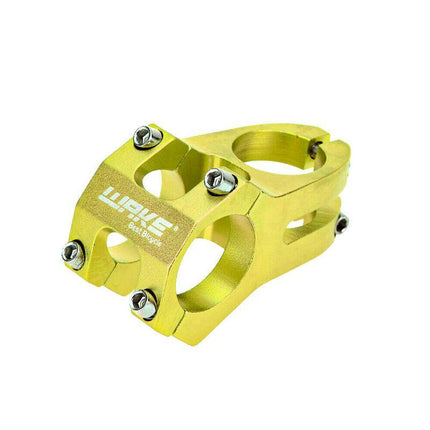 MTB Mountain Bike Handlebar Stem 31.8mm Aluminium Alloy Short Stem Cycling Part - Black