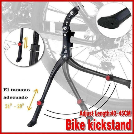Adjustable Bike Side Kickstand 24 to 29 Inch Bicycle Parking Stand