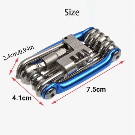 Bicycle Chain Multi-Function Bike Portable Breaker Tool Repair Kit Extractor