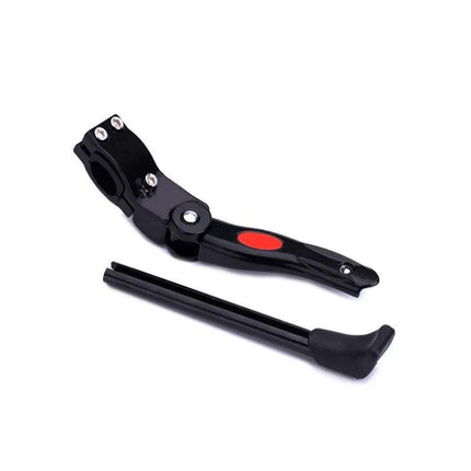 Rear Adjustable Kickstand for Mountain Bicycle Road Bike Parking Support Leg - Black