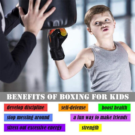Boxing Sparring Training Gloves MMA Kickboxing Punching Gloves for Practice Sessions - Pink [Map Pattern]