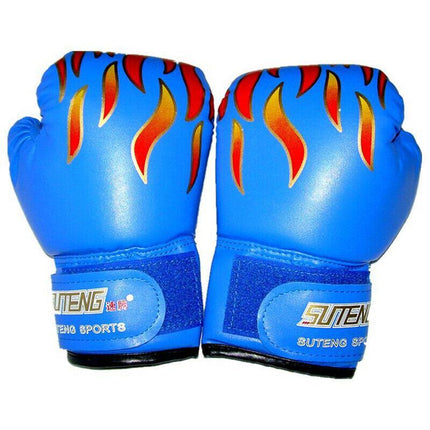 Boxing Sparring Training Gloves MMA Kickboxing Punching Gloves for Practice Sessions - Yellow [Map Pattern]