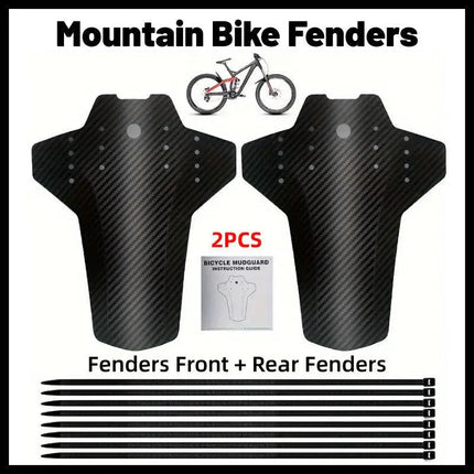 2pcs Mountain Bike Fenders Cycling Mudguard Bike Accessories MTB Road Cycling