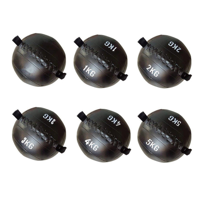 Non-Elastic Soft Squat Wall Ball for Solid Gravity and Balance Training Workouts - 1kg