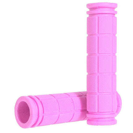 Rubber Grips For Bmx Mtb Cycle Road Mountain Bike Scooter Bicycle Handle Bar - Purple