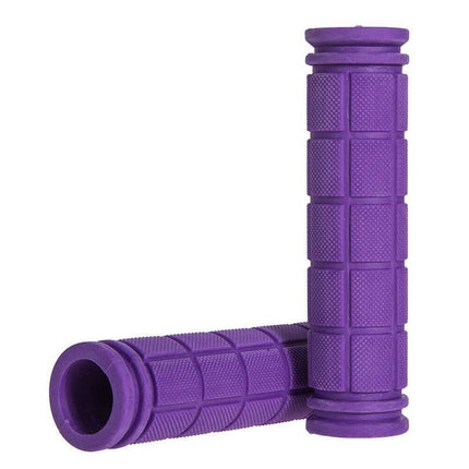 Rubber Grips For Bmx Mtb Cycle Road Mountain Bike Scooter Bicycle Handle Bar - Red
