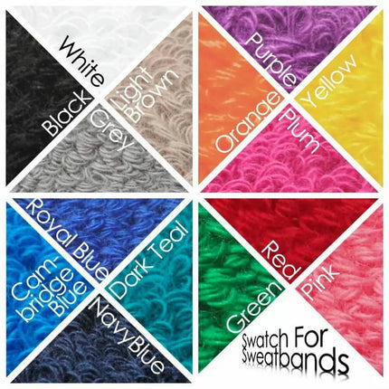 Wristbands Headband Sweatbands Sweat Band For Sport Tennis Badminton Yoga Cotton - Red