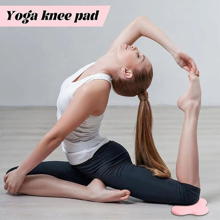 2pcs Thick Yoga Kneeling Mat Knee Cushion for Elbow Support Gym Workout Pad - Grey